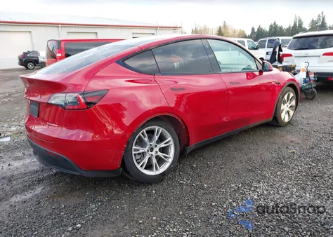 2021 Tesla Model Y Long Range Dual Motor All-Wheel Drive z USA, uszkodzony, nr VIN 5YJYGDEE0MF068168